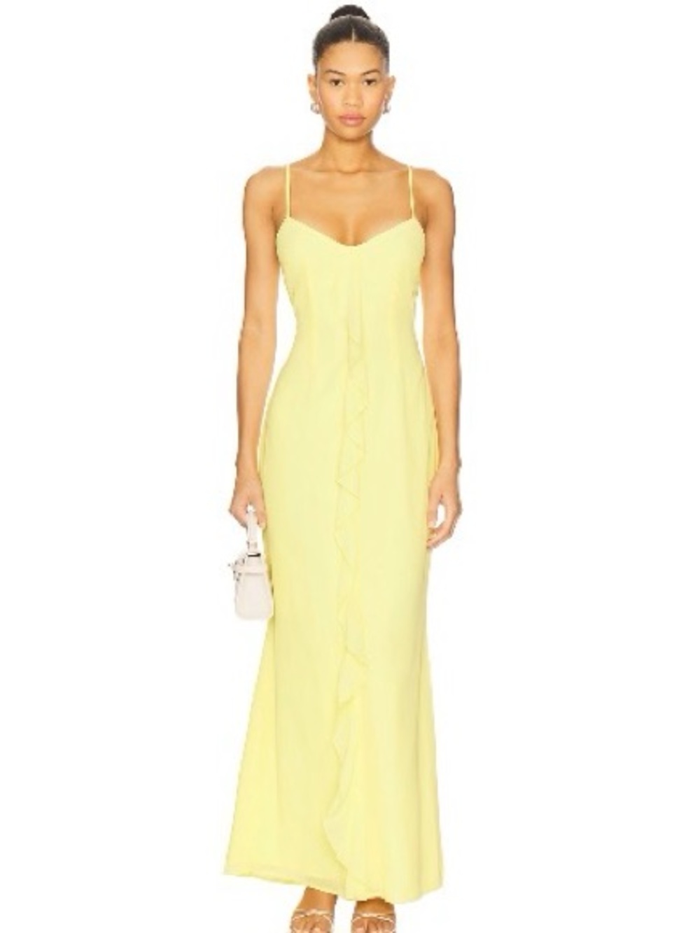 MORE TO COME Vienna Maxi Dress in
Baby Yellow